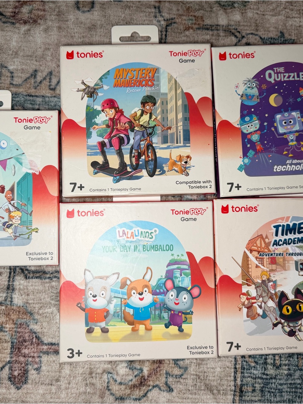 Tonies- Toniebox 2 games- Tonieplay games bundle- new in box